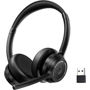 New Wireless Bluetooth Noise Cancelling Headset Headphones with Mic